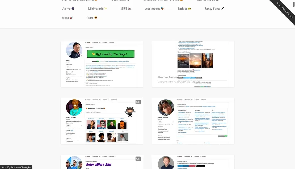 awesome-github-profile