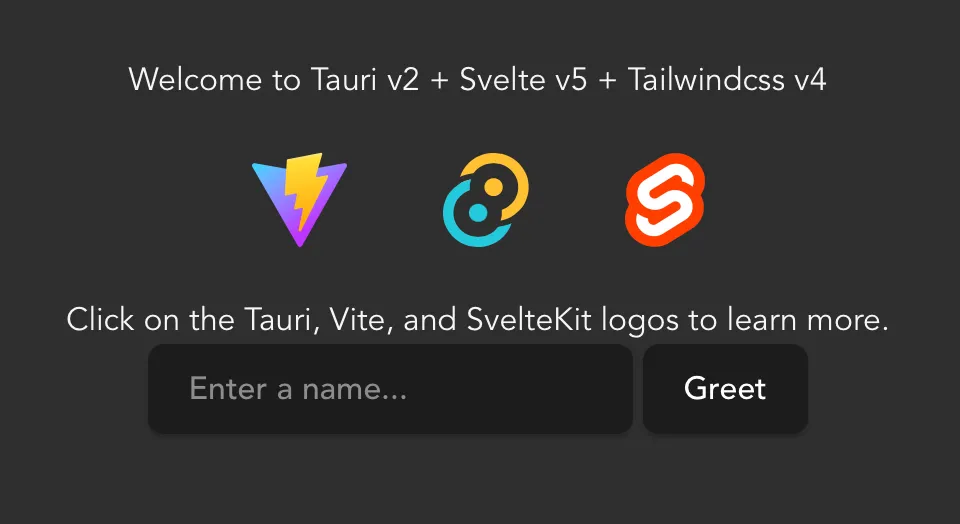 Tauri v2.0 + Svelte v5.0 + Tailwindcss v4.0 초기셋업하기