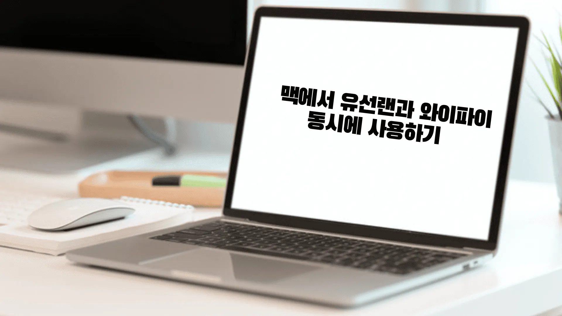 Mac을 사용하면서 유선랜과 와이파이 동시에 사용하기